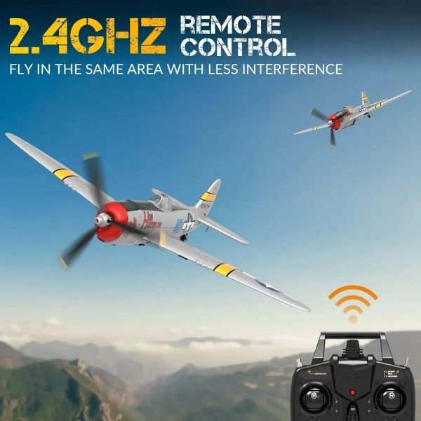 VOLANTEXRC P47 4CH PNP – Without Radio, Battery & Charger Included - Image 6