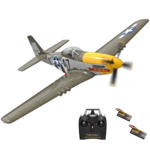 VolantexRC P51D 500mm 4CH RC Airplane, Brushless Motor, XPilot, 3S 400mAh