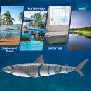 VOLANTEXRC RC Shark Toy 2.4GHz, Remote Control Boat for Kids, Pool & Lake Fun