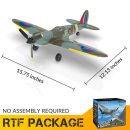 VOLANTEXRC Spitfire 4CH PNP (Blue) – Without Radio, Battery & Charger Included