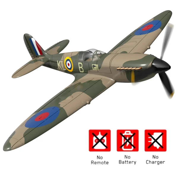 VOLANTEXRC Spitfire 4CH PNP – Without Radio, Battery & Charger Included