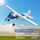 VolantexRC Sport Cub 500mm 4-Channel RC Trainer Airplane with Gyro, Easy Fly
