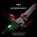 Wltoys XK A280 RC Plane P51D, 3D/6G LED, 2.4GHz, Brushless Motor, 560mm Wing