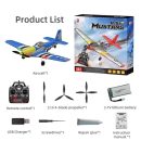 Xiaobaima BM26 P51D Warbird 4CH RC Airplane with Gyro & LED Lights - Red/Blue