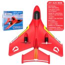 ZY-425 RC Aircraft: Durable All-Terrain Water, Land, Air Plane with LED Lights