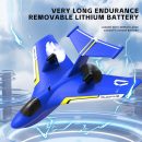 ZY-425 RC Aircraft: Durable All-Terrain Water, Land, Air Plane with LED Lights