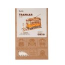 3D Vintage Tramcar Wooden Puzzle: Unique DIY Model Kit - KidsToyLover