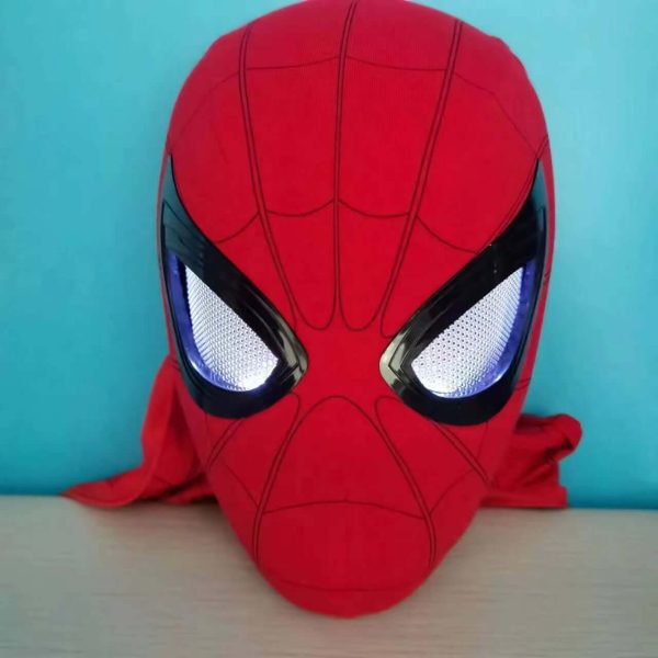 Authentic Spider-Man Electronic Mask with Moving Eyes: 1:1 Cosplay Headgear - Kidstoylover's Remote Control & Elastic Toy for Adults and Kids - Perfect Gift for Superhero Fans - Image 8