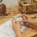 Crank Classic Gramophone Kit | Kidstoylover - DIY Wooden Assembly Toy