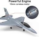 F16 Hawk 4CH RC Airplane for Kids - Easy Fly with Xpilot Stabilizer & Aerobatics