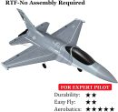F16 Hawk 4CH RC Airplane for Kids - Easy Fly with Xpilot Stabilizer & Aerobatics