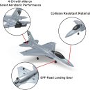 F16 Hawk 4CH RC Airplane for Kids - Easy Fly with Xpilot Stabilizer & Aerobatics