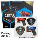 Kids' Laser Strike Set: Infrared Battle Toy Guns for Indoor/Outdoor Fun