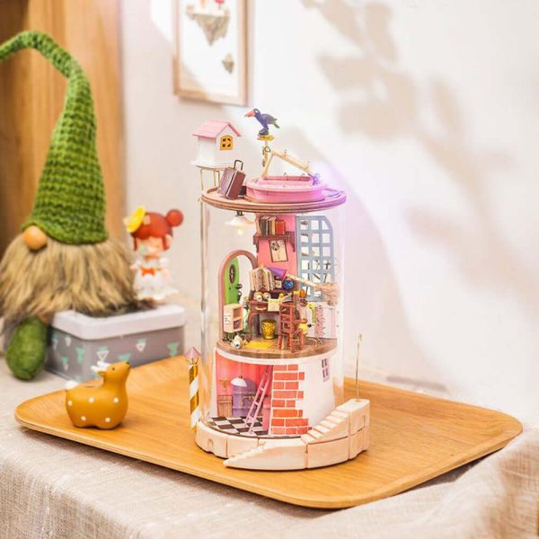 Kidstoylover Robotime DS003 Secluded Neighbour Dollhouse Kit - Image 2