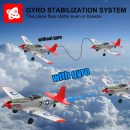 Mustang P51D 2CH Beginner RC Airplane with Gyro Stabilizer for Kids