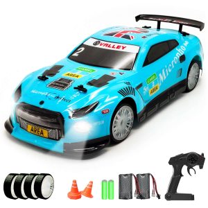Racent 1/14 Scale High-Speed RC Drift Car with LED Lights