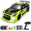 Racent 1/14 Scale High-Speed RC Drift Car with LED Lights
