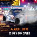 Racent 1:14 Drift RC Car for Kids, 4WD 2.4Ghz with LED Lights, Dual Battery