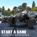 Racent Crossy 1/16 Scale 4x4 RC Monster Truck - 30mph Fast, High Speed, Off Road