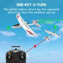 Ranger 600 RC Glider: 3Ch Gyro EPP Trainer Plane with One-Key Aerobatics