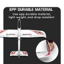 Ranger 600 RC Glider: 3Ch Gyro EPP Trainer Plane with One-Key Aerobatics