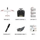 Ranger 600 RC Glider: 3Ch Gyro EPP Trainer Plane with One-Key Aerobatics