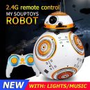 Smart BB8 Ball Robot 2.4G RC with Sound & Moves - Kids Toy