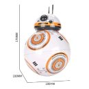 Smart BB8 Ball Robot 2.4G RC with Sound & Moves - Kids Toy