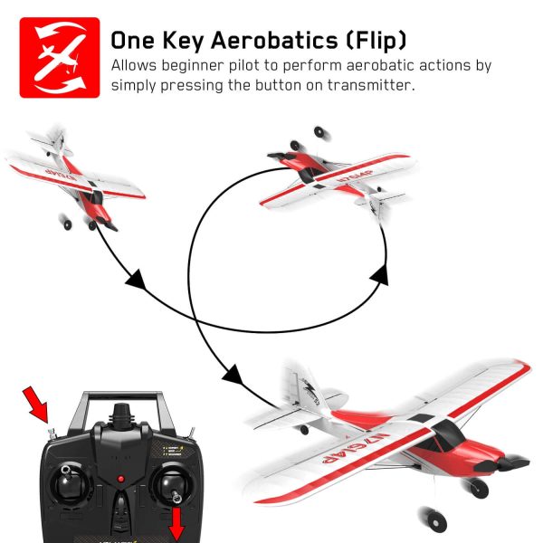 Sport Cub 500 4CH Trainer Airplane with Gyro Stabilizer, Easy to Fly - Image 4