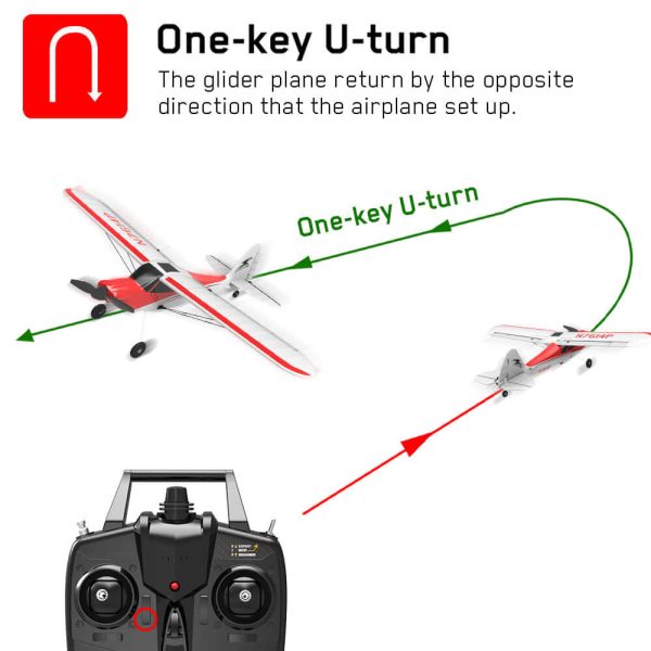 Sport Cub 500 4CH Trainer Airplane with Gyro Stabilizer, Easy to Fly - Image 5