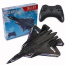 SU57 RC Plane: 2.4G Light-Up Foam Aircraft for Kids - Hand Thrown, Fixed Wing Toy