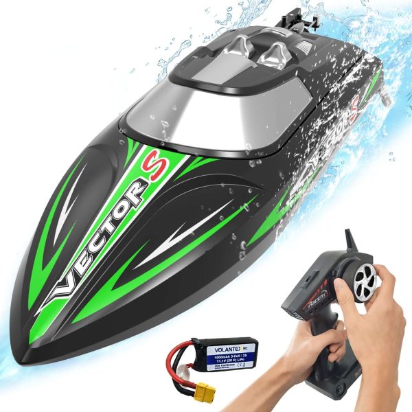 VectorS 30MPH Brushless RC Boat: Self-Righting, Fast Racing for Lakes