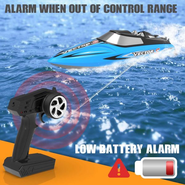 VectorS 30MPH Brushless RC Boat: Self-Righting, Fast Racing for Lakes - Image 11