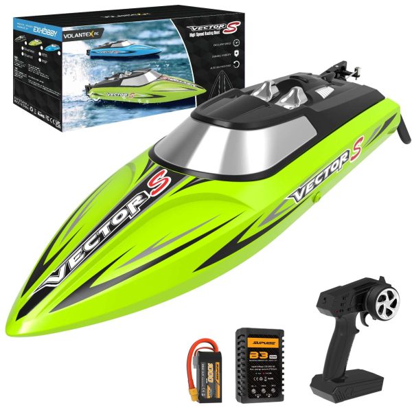 VectorS 30MPH Brushless RC Boat: Self-Righting, Fast Racing for Lakes - Image 3