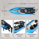 VectorS 30MPH Brushless RC Boat: Self-Righting, Fast Racing for Lakes