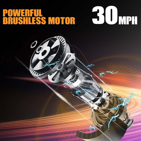 VectorS 30MPH Brushless RC Boat: Self-Righting, Fast Racing for Lakes - Image 8