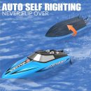 VectorS 30MPH Brushless RC Boat: Self-Righting, Fast Racing for Lakes