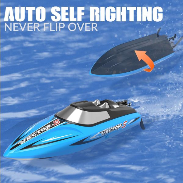 VectorS 30MPH Brushless RC Boat: Self-Righting, Fast Racing for Lakes - Image 9