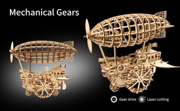 Vintage Air Vehicle Puzzle | Kidstoylover - Engaging DIY 3D Model - Image 3