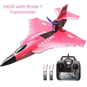 Xiaxiu H650 Raptor RC Plane Accessories: Battery, Propeller, and Mode 1 Controller