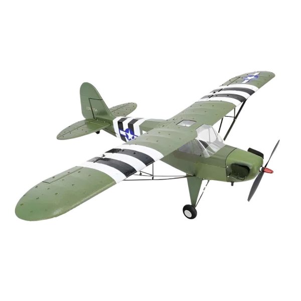 1/16 Scale J3 WWII RC Airplane - 4-Channel, 6-Axis Stabilization, 3D Wing