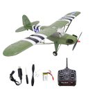 1/16 Scale J3 WWII RC Airplane - 4-Channel, 6-Axis Stabilization, 3D Wing