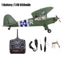 1/16 Scale J3 WWII RC Airplane - 4-Channel, 6-Axis Stabilization, 3D Wing