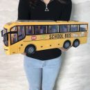 1/30 RC Bus with Lights - 27Mhz Electric Remote Control Car for Kids