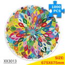 1000-Pc Round Peacock Feather Puzzle | KidsToyLover