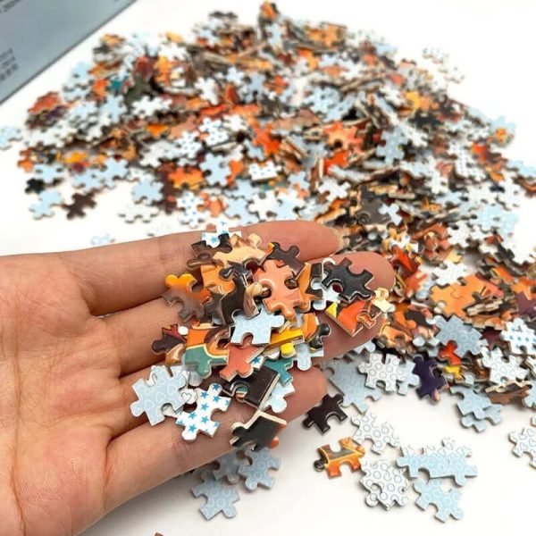 1000-Piece 'Train Under the Stars' Jigsaw Puzzle - Perfect for Family Fun | KidsToyLover - Image 5