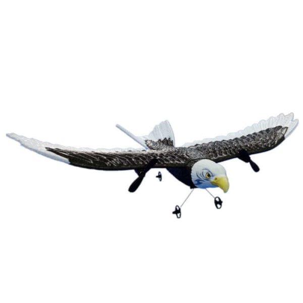 405mm Wingspan Eagle RC Aircraft - 2.4G Remote Control Foam Glider for Kids - Image 5