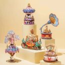 DIY 3D Vintage Coca-Cola Music Box Puzzle | KidsToyLover