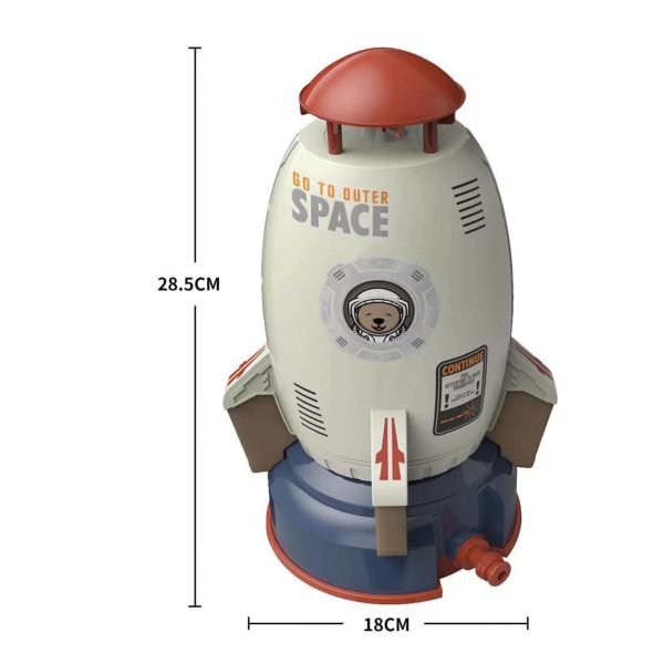 Outdoor Rocket Launcher Toy - Water-Powered Sprinkler for Garden Fun & Interactive Play - Kids' Lawn Water Spray Rocket - Image 5