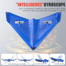 RC Delta Wing Glider - Durable, Fall-Resistant Fixed Wing Aircraft - Outdoor Flying Toy